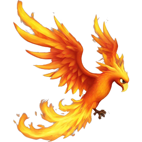 burning phoenix emoji