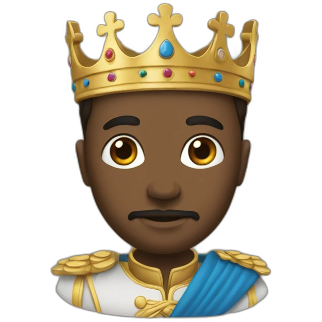 Un roi en colère emoji