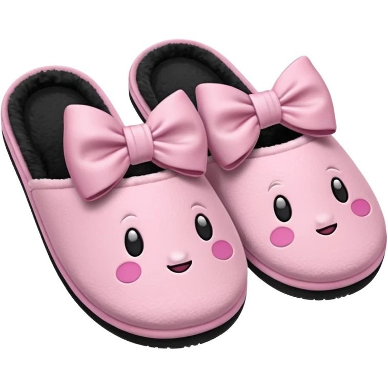 Slippers with a bow emoji