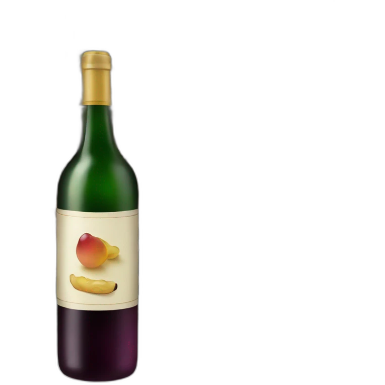 frigo plein de bouteille de vin emoji