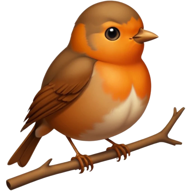 Robin bird emoji
