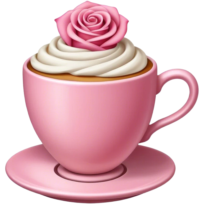Café rosa  emoji