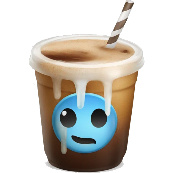 Ice coffe emoji