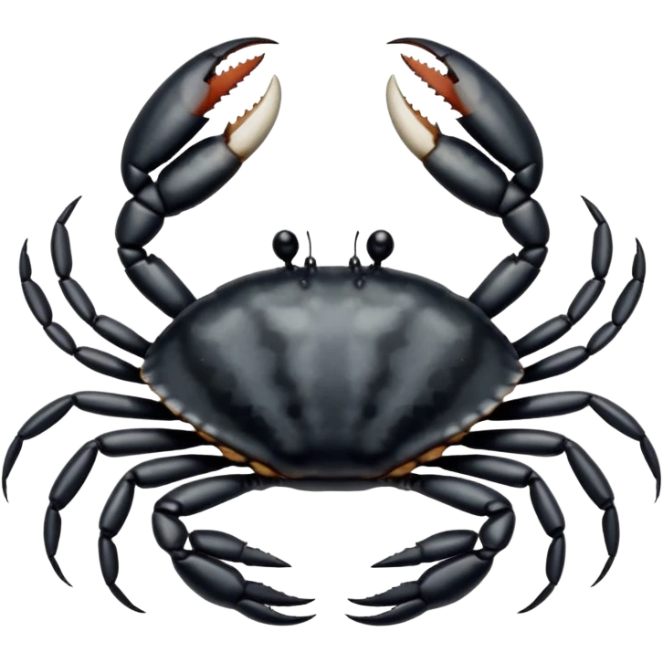White black Crab emoji