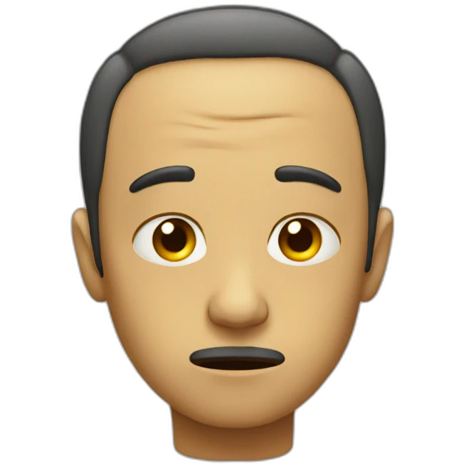 Sad person emoji