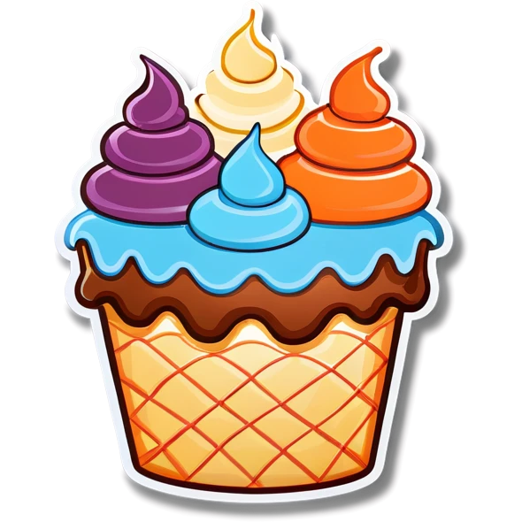 Ice cream cake  emoji