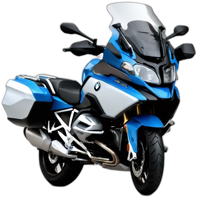 bmw r 1200 rt blue side view emoji