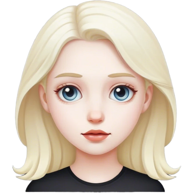 A sick girl emoji