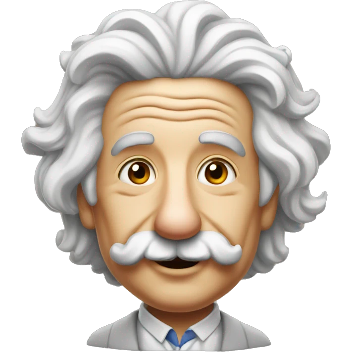 albert einstein with airpods emoji