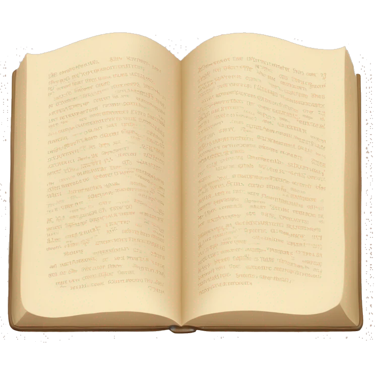 An open, hardcover book, depicted with a beige cover. Commonly used for various content concerning reading, writing, learning, and schooling. emoji