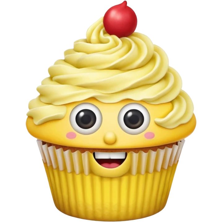 SpongeBob cupcake emoji