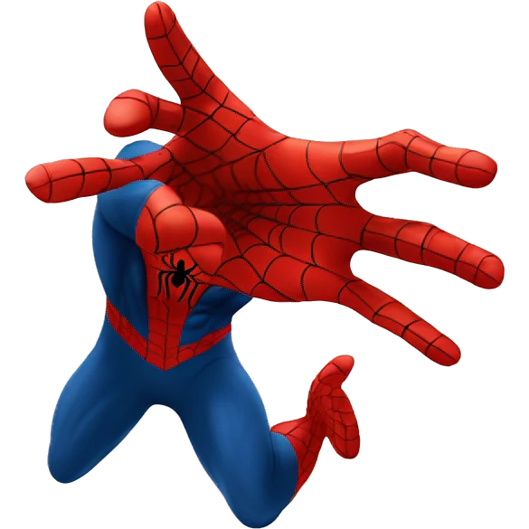 spider man hand emoji emoji