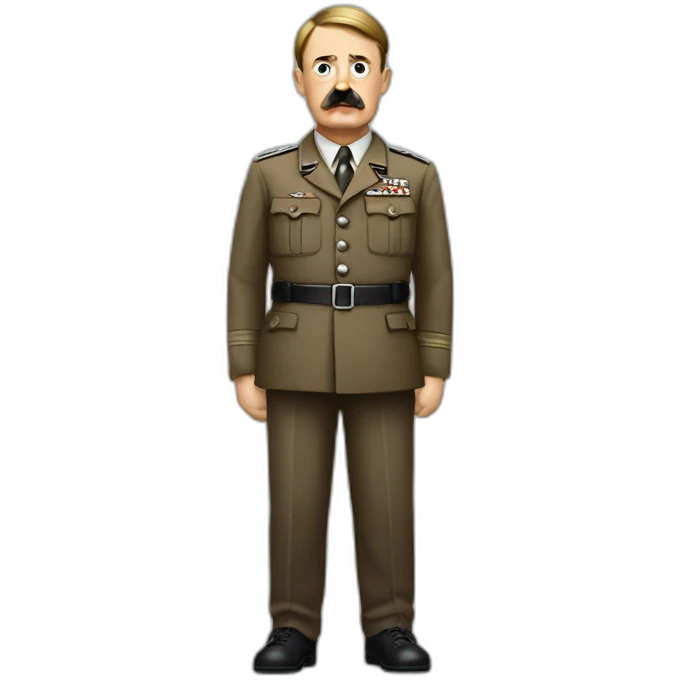 Adolf Hitler standing position emoji