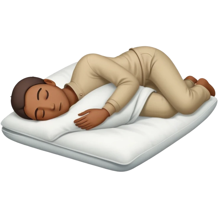 clothed, sleeping on back emoji