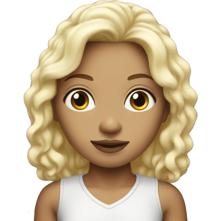 White mini Kelly  emoji