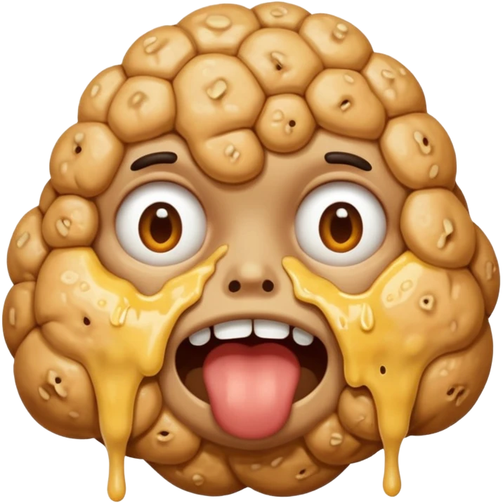 nasty, disgusting vomit - person emoji