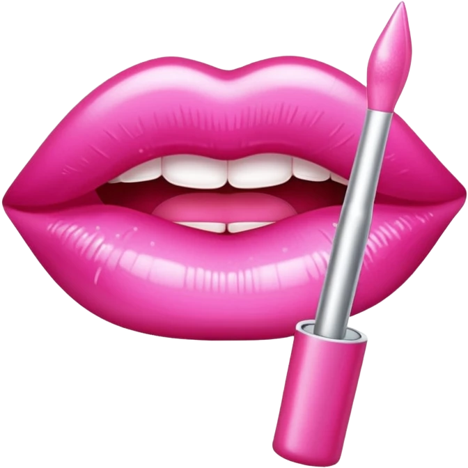 Lip gloss emoji