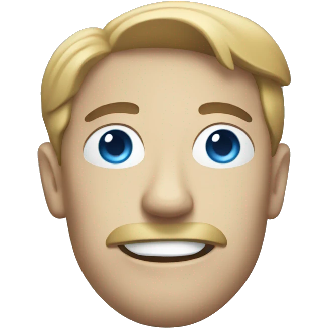 A blue instagram hook emoji