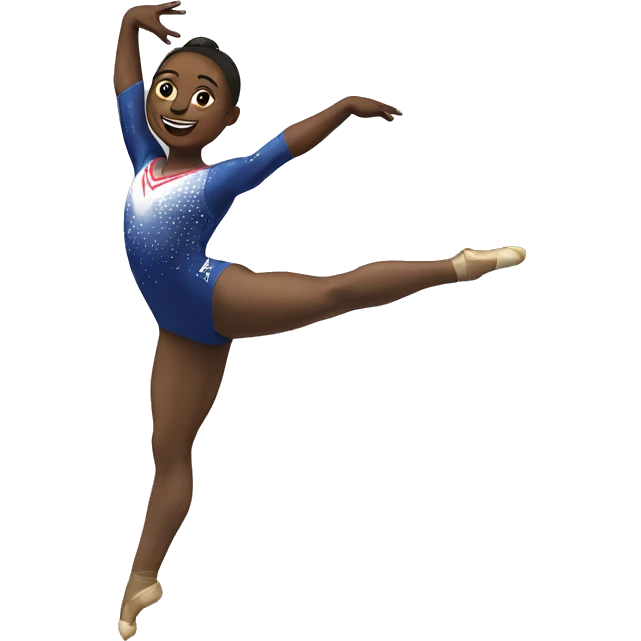 Gymnast on the Beam emoji