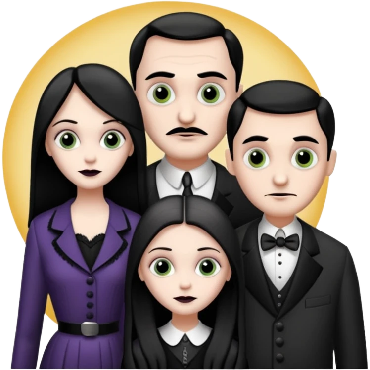 addams fmaily emoji