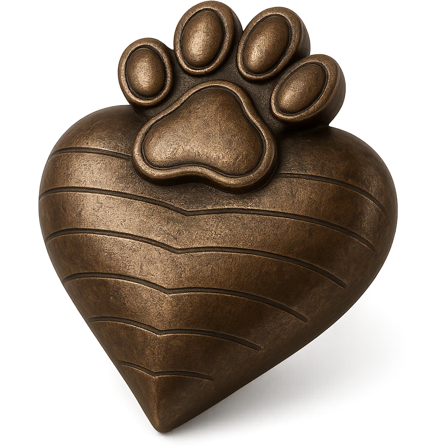 rainbow pride heart with a paw print on top, no text emoji