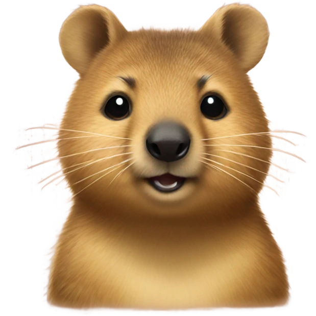 Quokka with a star on face emoji