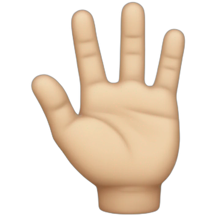 hand stop  emoji
