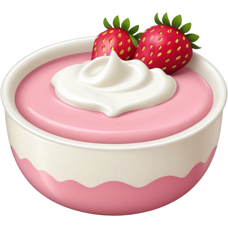 Erdbeer-Joghurt emoji