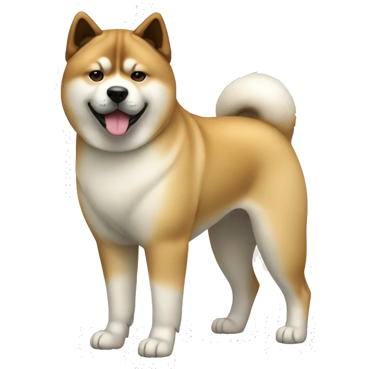 Akita Dog Breed Full Body emoji