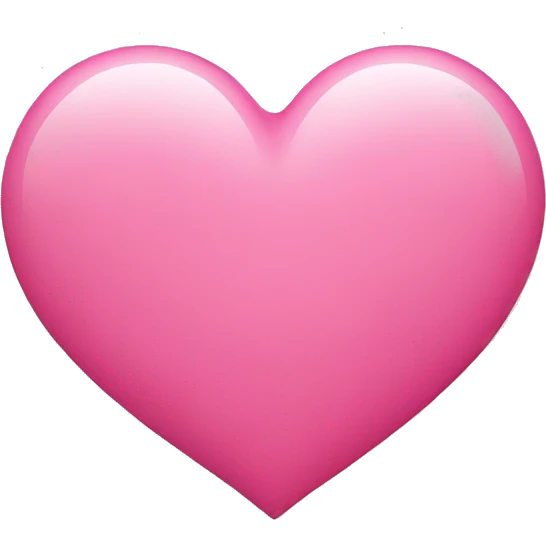pink love heart emoji