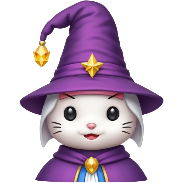 Hello kitty wizard emoji