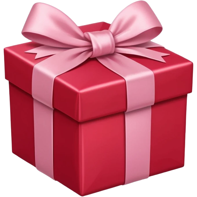 red gift box with pink bow emoji
