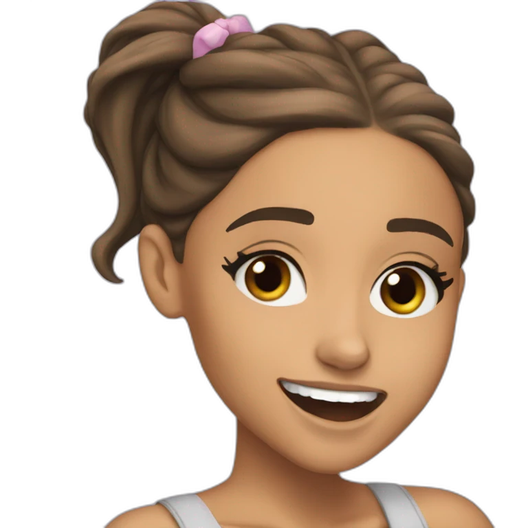 ariana grande singing emoji