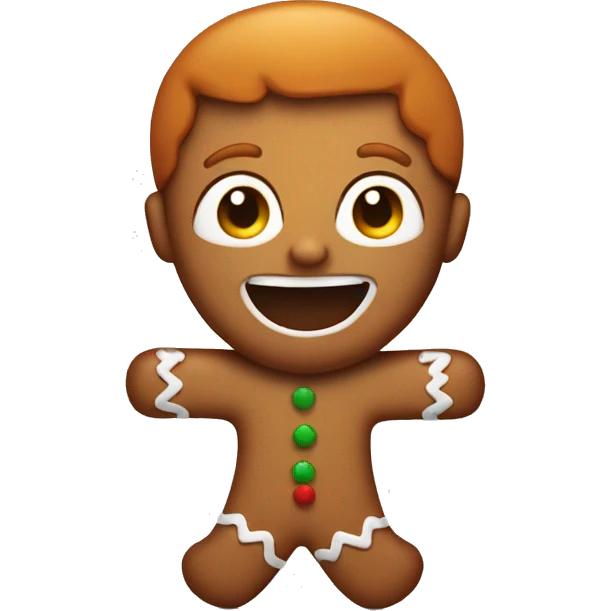 ginger bread man emoji