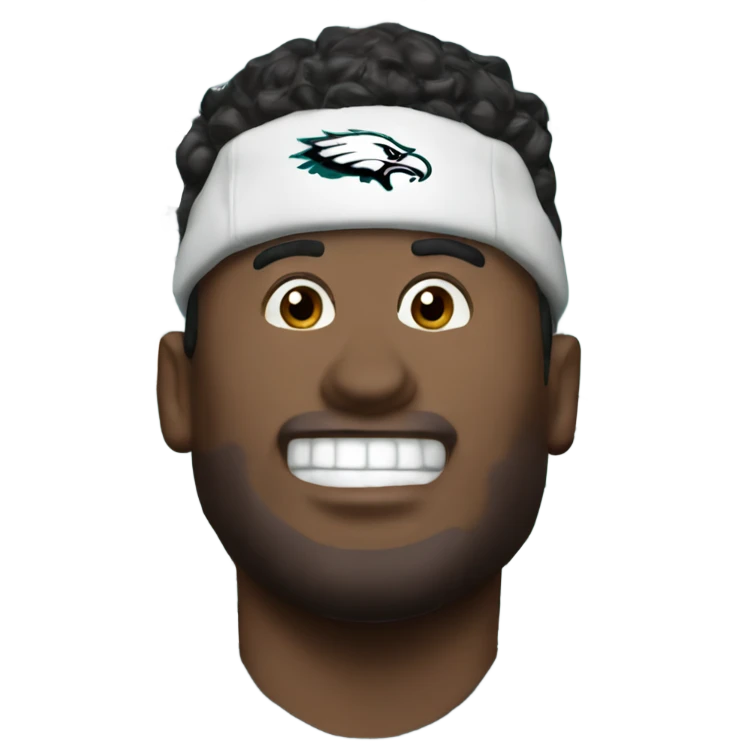 Philadelphia Eagles fan celebrating  emoji
