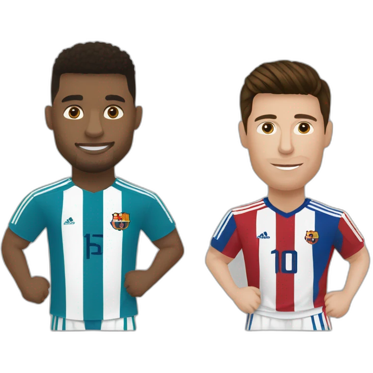 Ronaldo et messi emoji