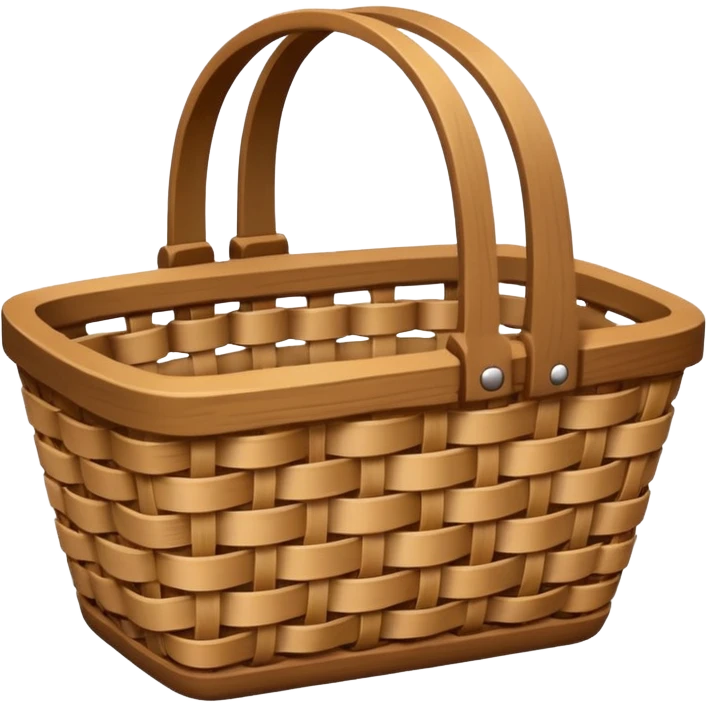 Empty Basket image in professional look emoji