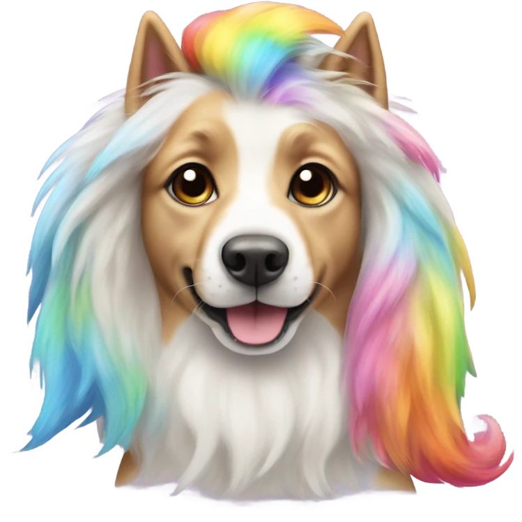 Unicorn dog emoji