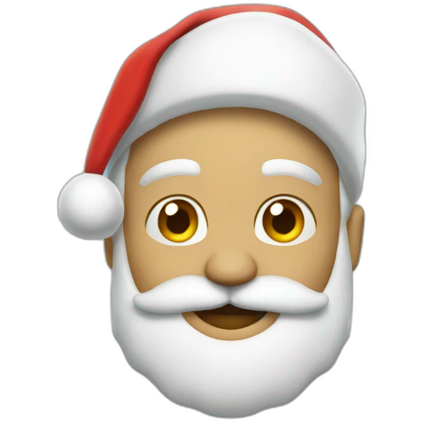 Santa flaco emoji