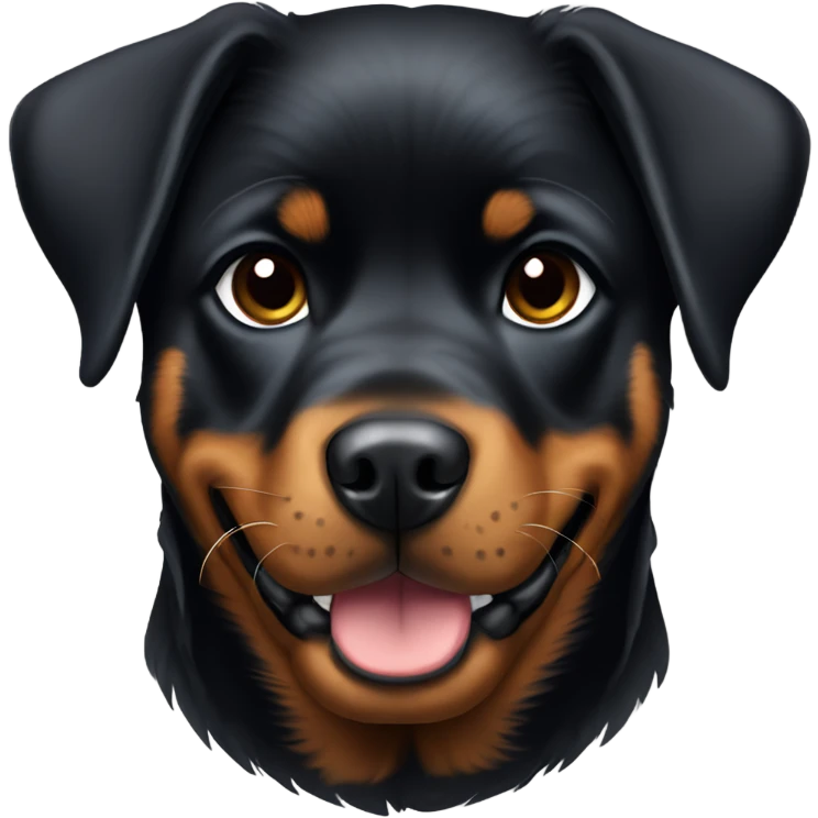 Rottweiler puppy emoji