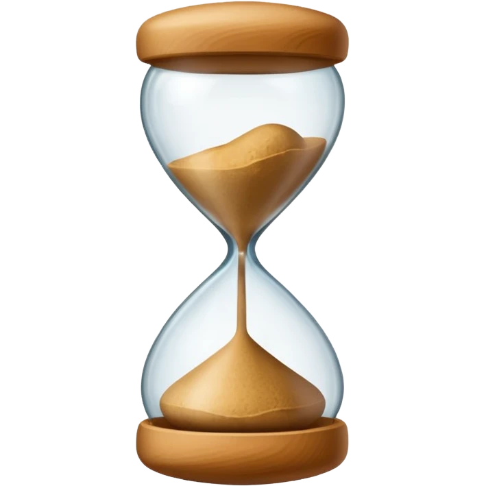 a  Hourglass shape Peanut  emoji