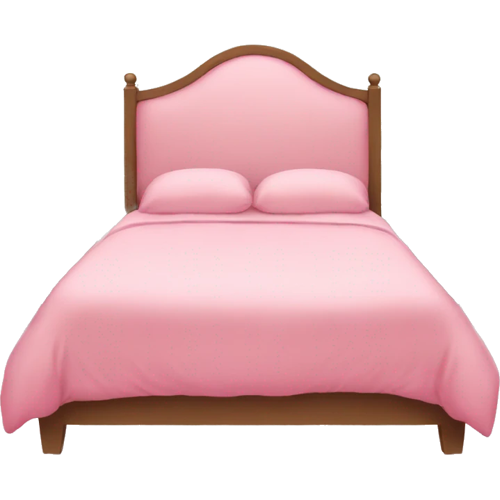 pink bed and mirror emoji