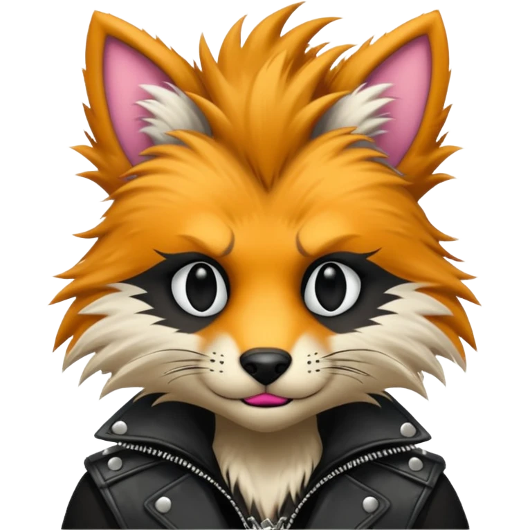 Anthropomorphic Anthro Furry punky badass cool stylish handsome smexy Animal-furry-fursona  emoji