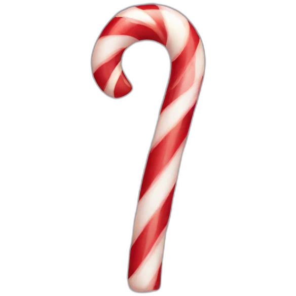 christmas candy cane emoji