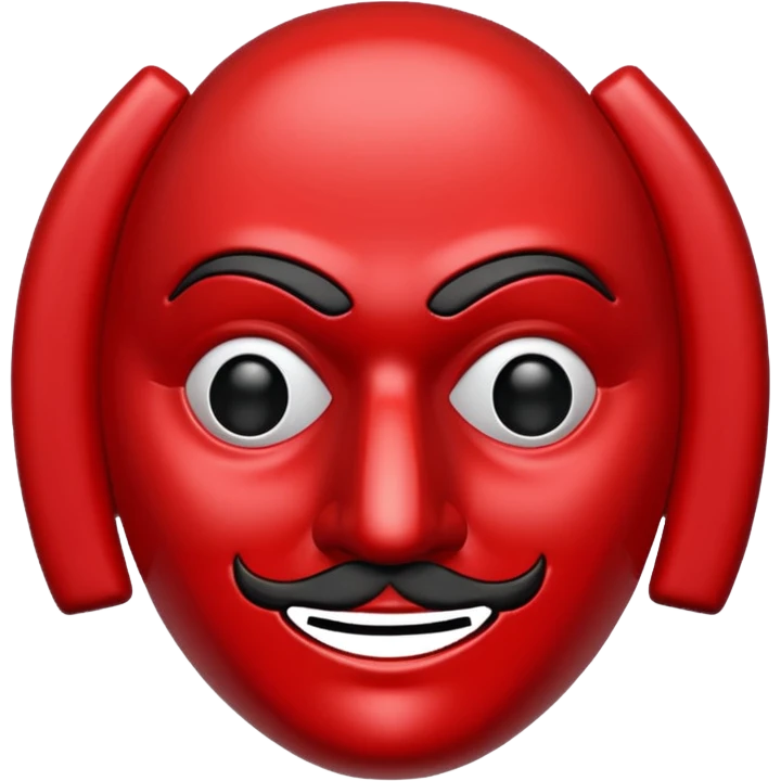 Money heist mask emoji
