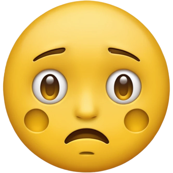 Regular face emoji twerking sadly emoji