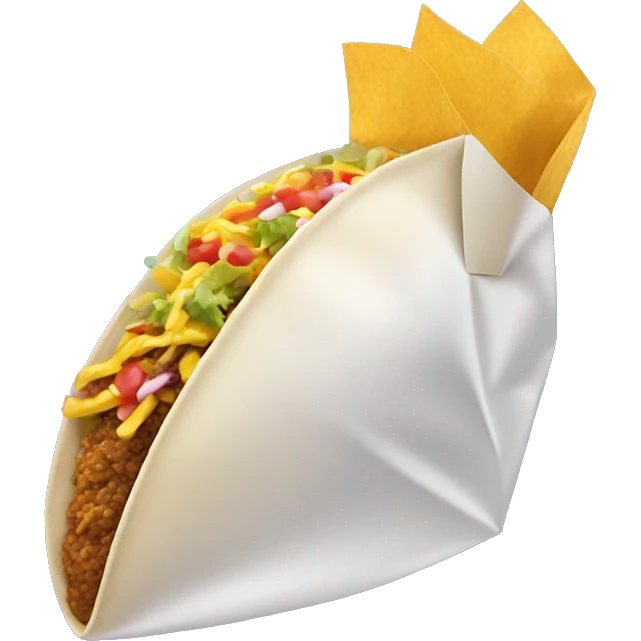 big taco bell bag emoji