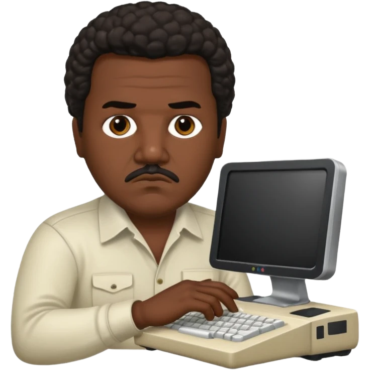 Pablo escobar using computer emoji