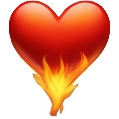 heart on fire emoji