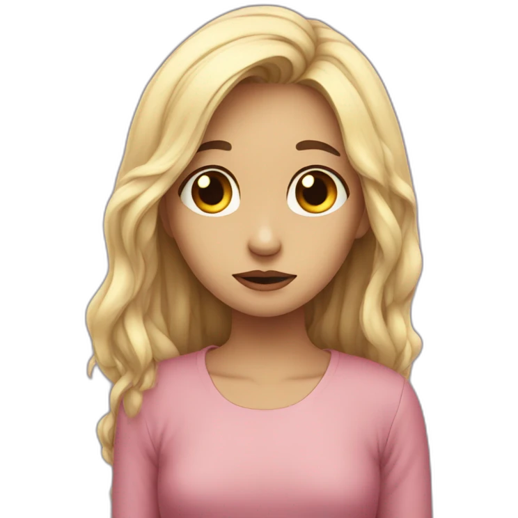 Triste cœur emoji